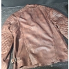 Image 4 : Harley Davidson: Brown Leather Jacket(Fits Large), Baseball Hats, Safety Eyewear and Pin 