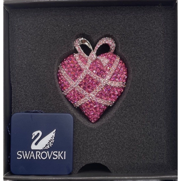 Swarovski Pink AND Cirtine Rhinestone Heart DHP 2004 