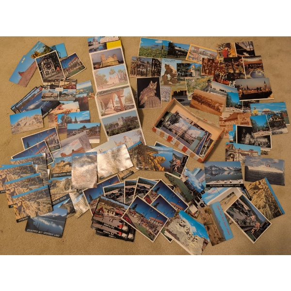 Vintage Travel Postcards From Various Locations