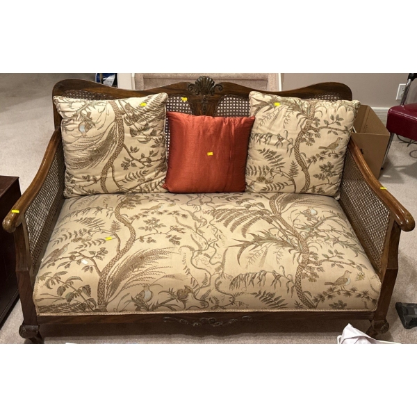Lovely Wooden Couch with Cloth - 52W, 30D, 33T