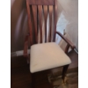 Image 9 : Cherry Finish Dining Table 84 W, 42 D, 30 T and 6 Side 21 W, 19 D, 41 T 2 Arm 25 W Chairs 