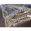Image 2 : Michael Kors Fashion Jewelry: Gold Bead Necklace, Rose Gold Three Stackable Rings and Locket Ring