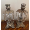 Image 3 : Ornate Metal Candleholders with Decorative Box