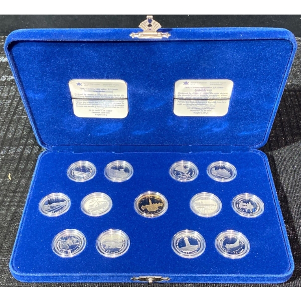 1992 Royal Canadian Mint 125th Anniversary 13-Coin Sterling Silver Proof Set