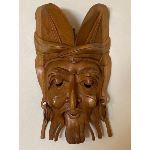Asian Wood Mask Elder 12T x 9W