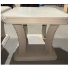 Image 4 : Two Square Shaped Side Tables w/ Bottom Wooden Base (Very Different!)