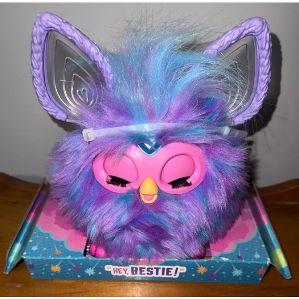 Purple Hasbro Furby Interactive Plush Toy- Voice Activated w/Songs, Lights & Movement 7"tall