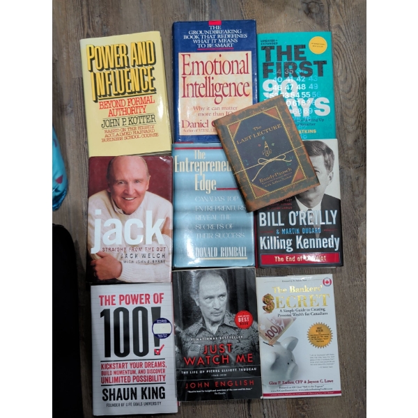 Book Collection - Shaun King Jack Welch Donald Rumbali & more