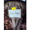 Image 3 : Lister Furs Brown Unknown Fur 3/4 Length Warm Jacket Size Med-Large