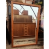 Image 1 : Teak-Framed Vertical Mirror, 30W x 45H x 2DÂ 