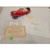 Image 1 : Franklin Mint Mercedes 500K Special Roadster Die Cast Model with Documentation