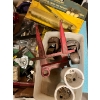 Image 5 : Assortment of odds and ends, sandblasting, gun handles, spring door, hardware offense, charger, conn