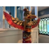 Image 4 : Hand Carved Small Indigenous Totem Pole H41" W28" D7" Amazing Collectable For Any Space. 