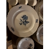 Image 8 : 19th Century perfect condition Meissen Porcelain Dinner set -Blue & Gold Floral hand painted Design 