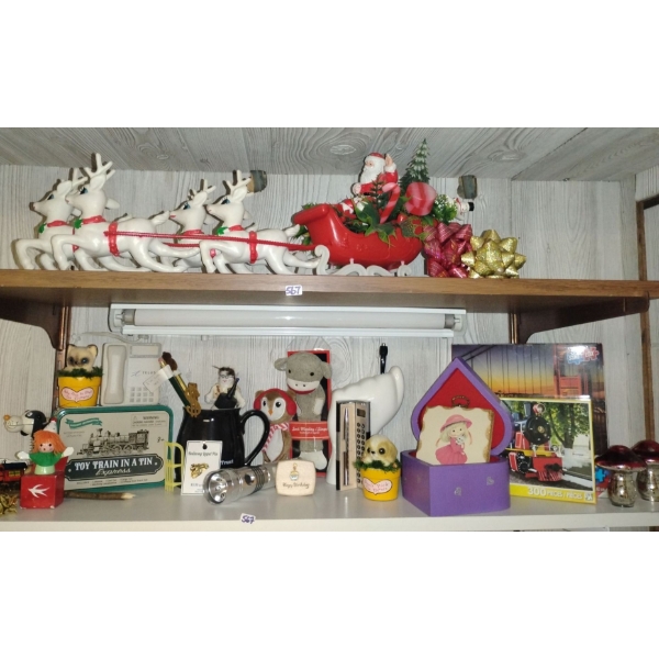Childrens Stocking Stuffers w/ Vintage Xmas Collectables