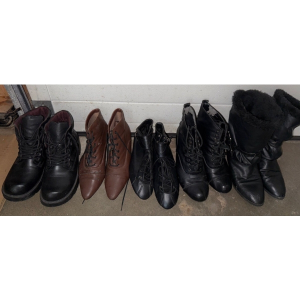 A Handful Of Stylish & Functional Ladies Boots - Size 9 