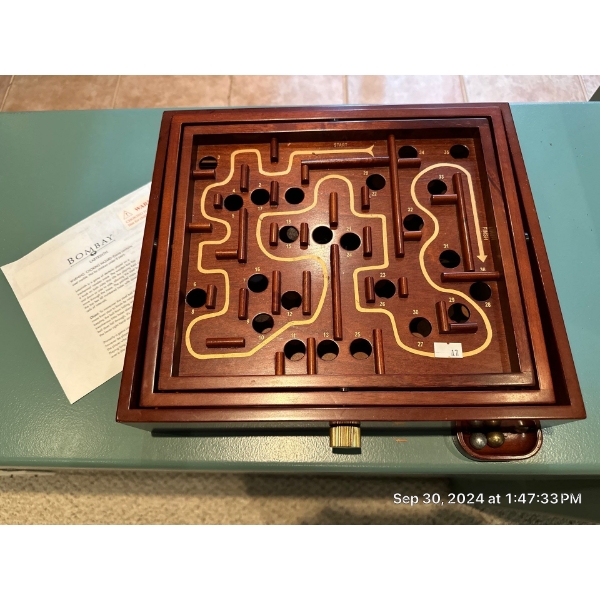 Bombay Company Wood Labyrinth Game