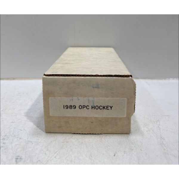 Box of 1989 OPC Hockey Cards