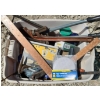 Image 1 : Beige Bin of Tools and Hardware Incl: Bolt Cutters, Cotter Pins, Wrench, Quick Clamp and More! (2nd)