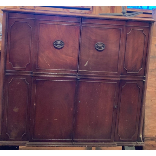 Autograph Antique Entertainment Unit - Turntable Radio & More