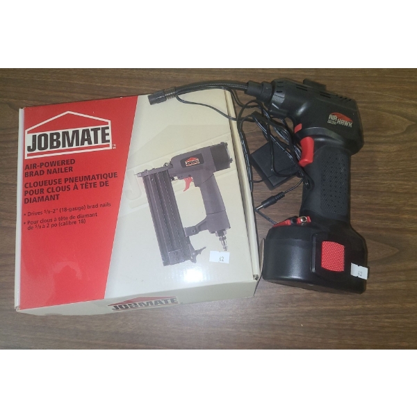 Job Mate Brad Nailer 58-8439-4 and Air Hawk Pro 