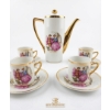 Image 3 :  Vintage Victorian Couple Children's Tea Set, Giftcraft Japan In The 1970s. 