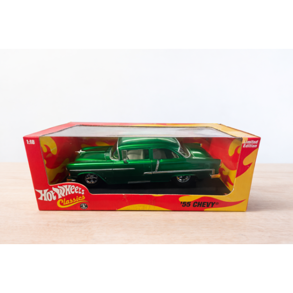  Hot Wheels Classics Limited Edition of a HARD TO FIND METALLIC GREEN 1955 Chevrolet Bel Air