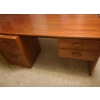 Image 1 : Desk w/ Storage Drawers 60 W, 30 D, 28 T and Filing Cabinet 18 W, 20 D, 27 T, Chair 22 W, 19 D, 32 T