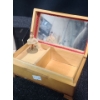 Image 6 : Seiko Pocketwatch w/ Box , Wooden Jewelry Box  7 W, 4 D, 3 T (Dancer Has Broken Arm as Shown)
