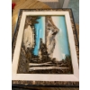 Image 3 : Rustic Wildlife Lot with Art, Bear Figurine, and Tapestry