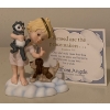 Image 1 : Franklin Mint Almost Angels Porcelain Figure - Blessed Are The Peace Makers 4T		Religious Products &