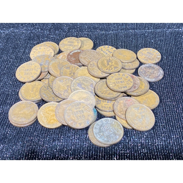 1920-1929 Canadian Pennies
