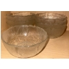 Image 5 : Vintage Arcoroc Fluer Pressed Glass Serving Bowls - Floral Pattern