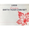 Image 1 : 1959 Birth Year of Canada Coin Set 80% Silver 1.11 Troy Ounces