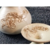 Image 7 : MURANO Art Glass Dish, 70s Vase and Candle Holder, Heavy Stone Vase and Small Inuksuk