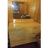 Image 2 : Wooden Dresser w/ Attached Mirror -- 48W, 18D, 64T 