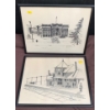Set of 2 Framed Prints by Stephen Pisak