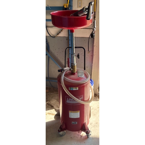 Lincoln Oil Drain Station Model 3601, 53In Tall 
