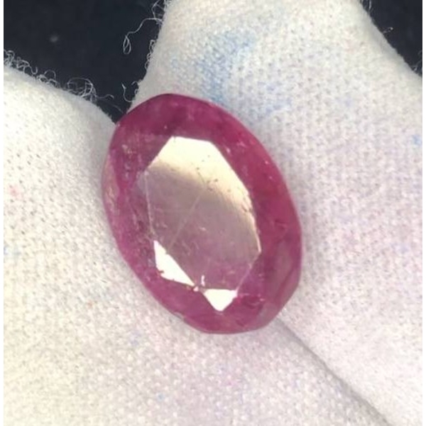 10.4 ct Certified Red Ruby gemstone ($15,600 Appraisal)