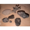 Image 5 : Miniature Genuine Leather Mukluks Vintage Chalkware Plaques Flat Skipping Rocks & More