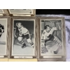 Image 7 : Chicago Blackhawks Vintage Player Photos with Wooden Frames