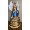 Image 1 : Thomas Kinkade Talking Nativity Angel Sculpture Sold By Bradford Exchange 13T