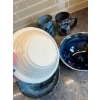 Image 3 : Eileen Purdey Pottery epp Rocky Mountain House AB 5 piece assortment of 2 bowls 2 mugs & square dish