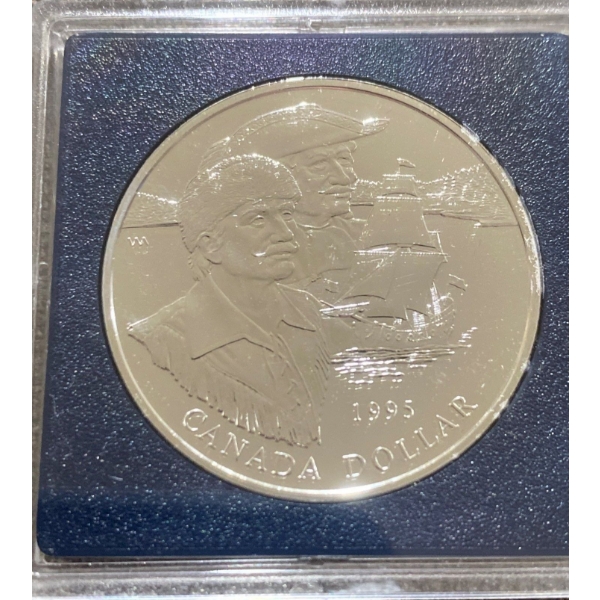 1995 Hudson's Bay Company Proof Coin 92.5% Silver 25.175 Grams