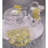 Image 2 : Swarovski Crystal Heart Candy Dish with Crystal Candies and Monkey