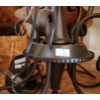 Image 2 : Metal Scroll Design Ceiling Light with Frosted White Shades