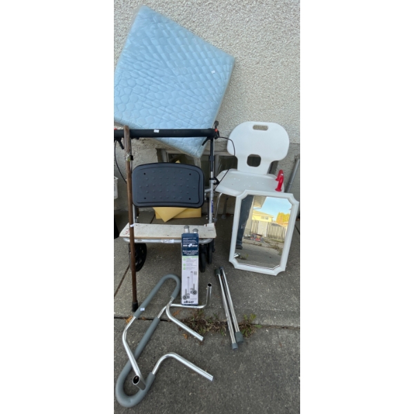 Compromised Mobility Accessories - Mobility Support Shower Chair, Walker & More