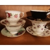 Image 3 : Collection of Matching Fine China Teacups and Saucers (2)