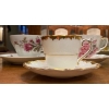 Image 2 : Beautiful Mismatched Tea Cup Collection w/ Bonus Teapot