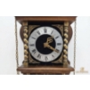 Image 5 : Mid-Century Wooden Wall Clock with Brass Weights and Pendulum